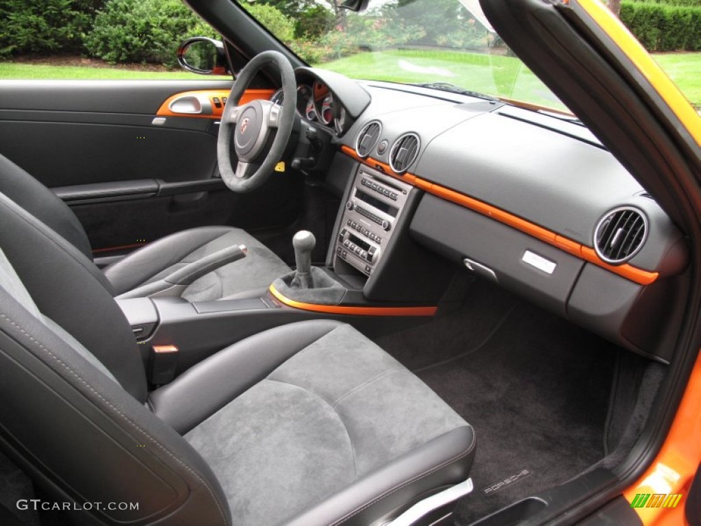 2008 Boxster S Limited Edition - Orange / Black w/ Alcantara Seat Inlay photo #15