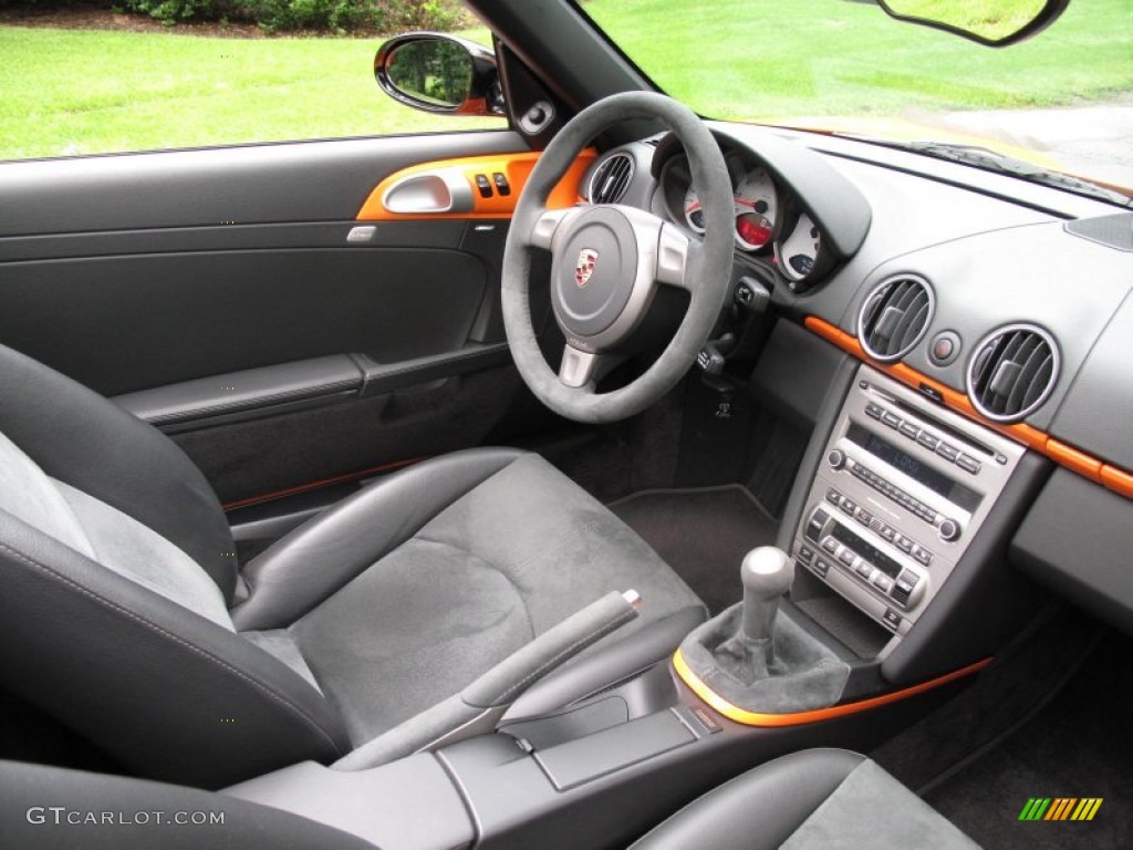 2008 Boxster S Limited Edition - Orange / Black w/ Alcantara Seat Inlay photo #17
