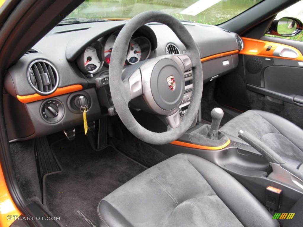 2008 Boxster S Limited Edition - Orange / Black w/ Alcantara Seat Inlay photo #19