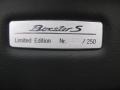  2008 Boxster S Limited Edition Logo