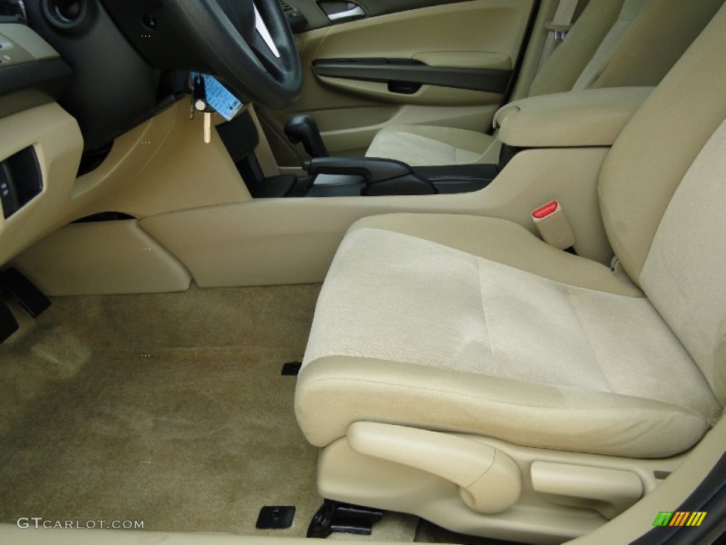 2010 Accord LX Sedan - Crystal Black Pearl / Ivory photo #14