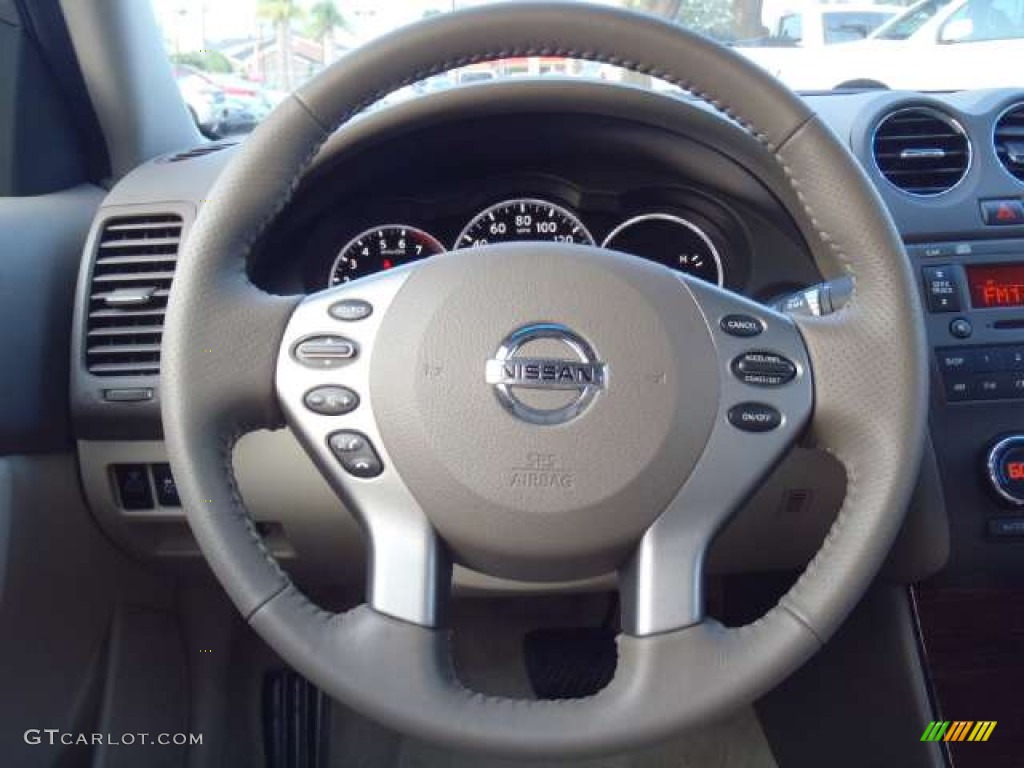 2012 Nissan Altima 2.5 SL Blonde Steering Wheel Photo #51428415
