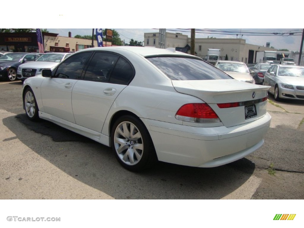 2004 7 Series 745i Sedan - Alpine White / Basalt Grey/Flannel Grey photo #2