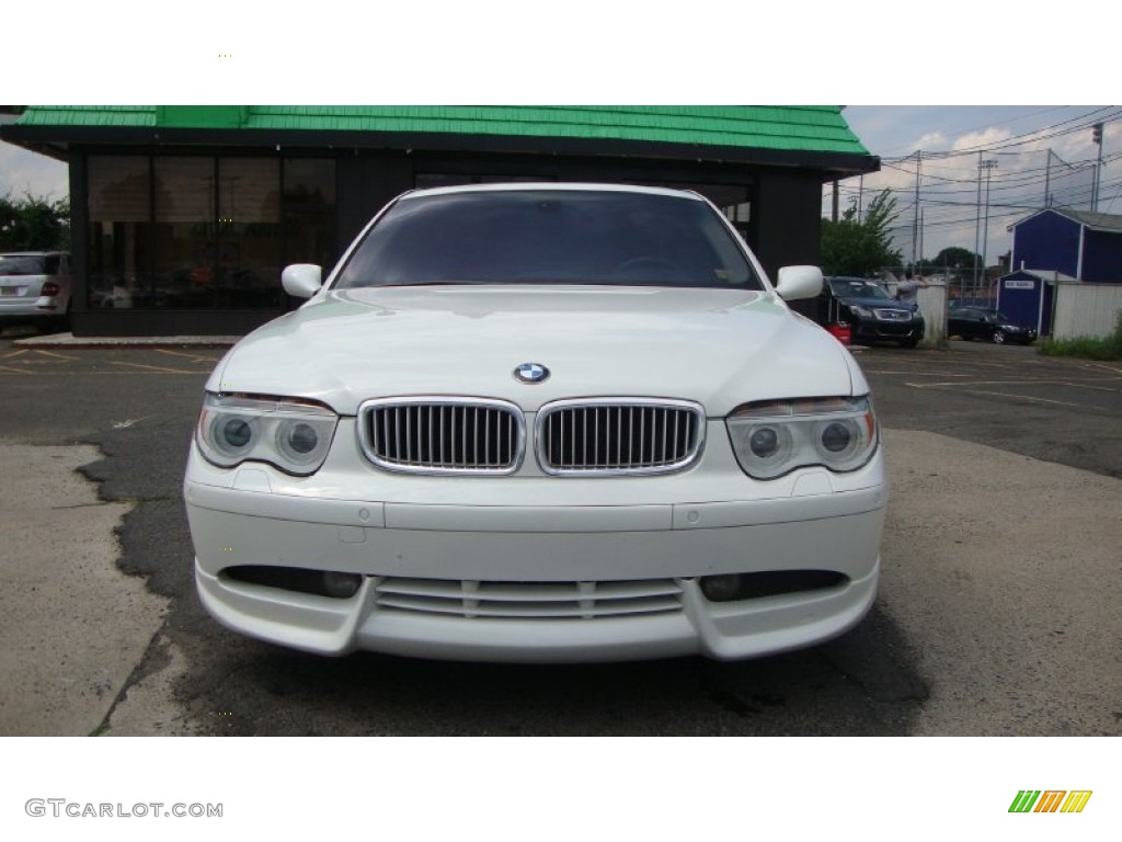 2004 7 Series 745i Sedan - Alpine White / Basalt Grey/Flannel Grey photo #5