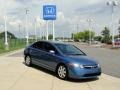 2008 Atomic Blue Metallic Honda Civic LX Sedan  photo #2