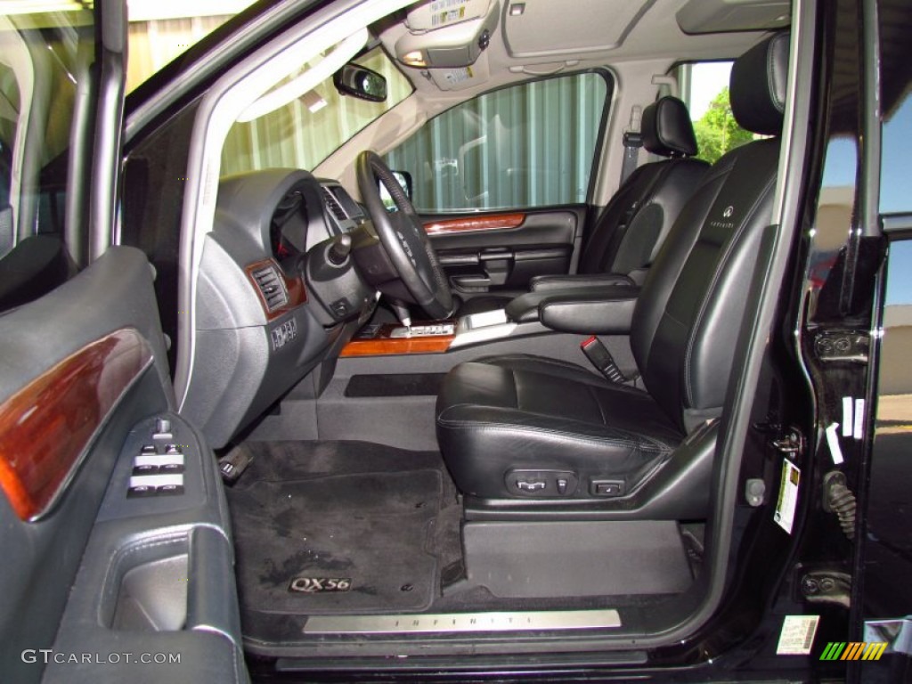 Graphite Interior 2010 Infiniti QX 56 Photo #51429306
