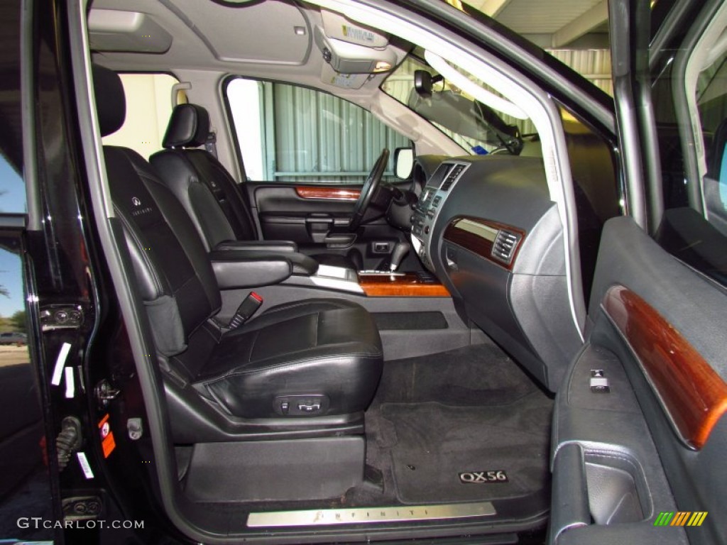 Graphite Interior 2010 Infiniti QX 56 Photo #51429318