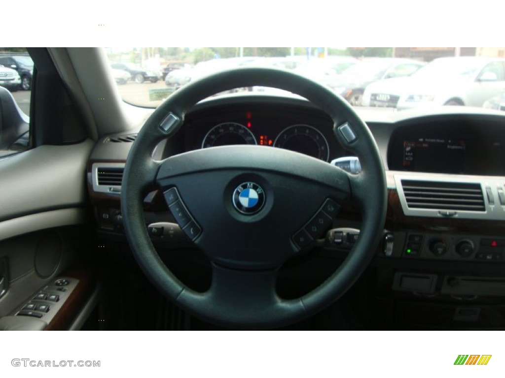 2004 7 Series 745i Sedan - Alpine White / Basalt Grey/Flannel Grey photo #14