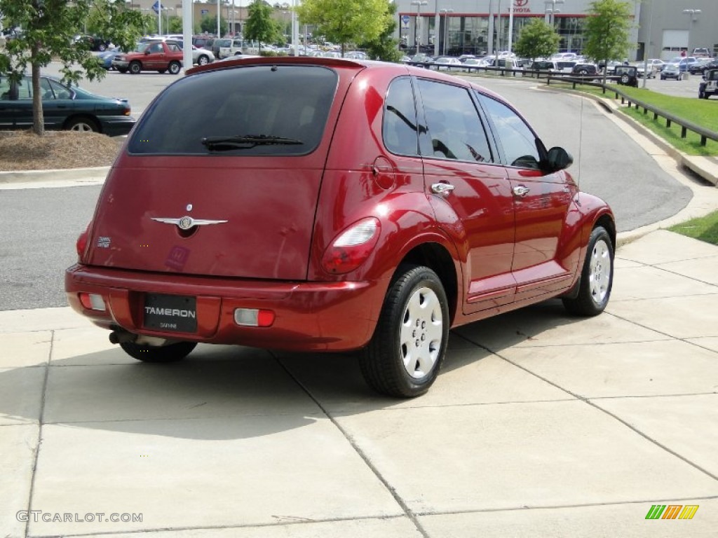 2006 PT Cruiser Touring - Inferno Red Crystal Pearl / Pastel Slate Gray photo #5