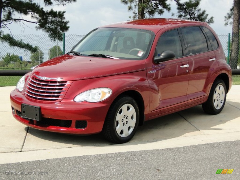 2006 PT Cruiser Touring - Inferno Red Crystal Pearl / Pastel Slate Gray photo #10