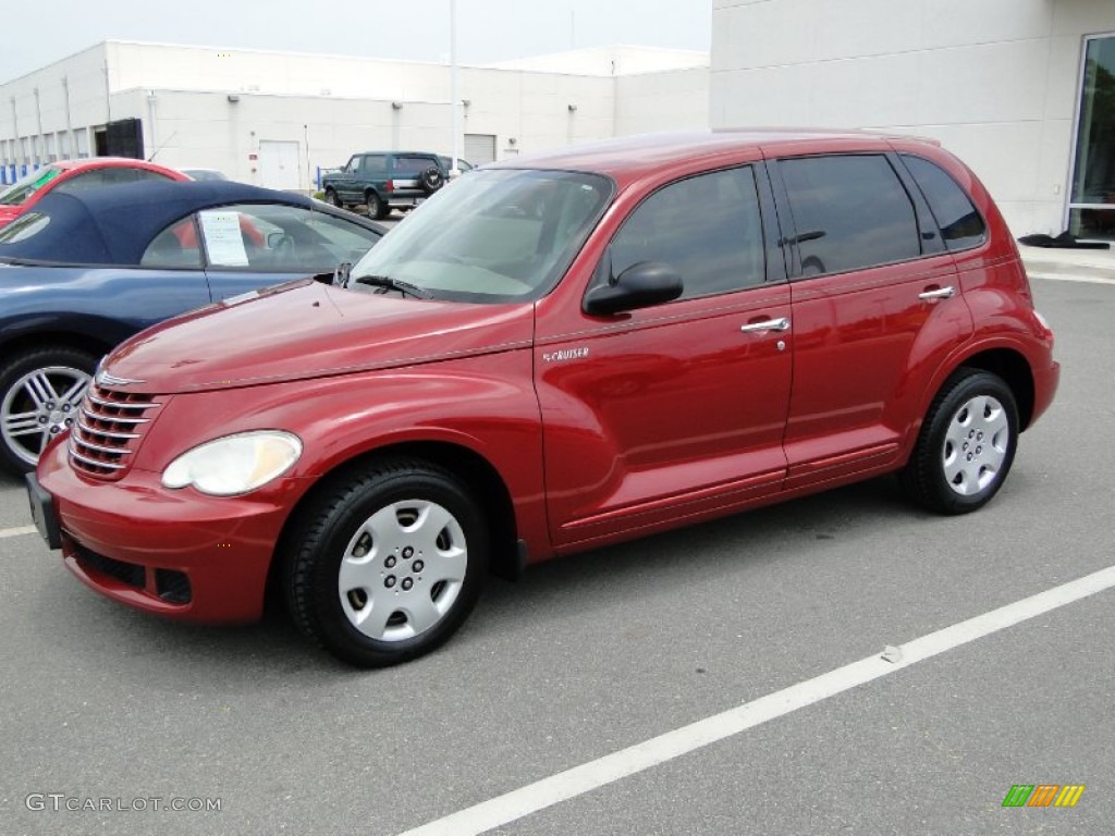 2006 PT Cruiser Touring - Inferno Red Crystal Pearl / Pastel Slate Gray photo #33