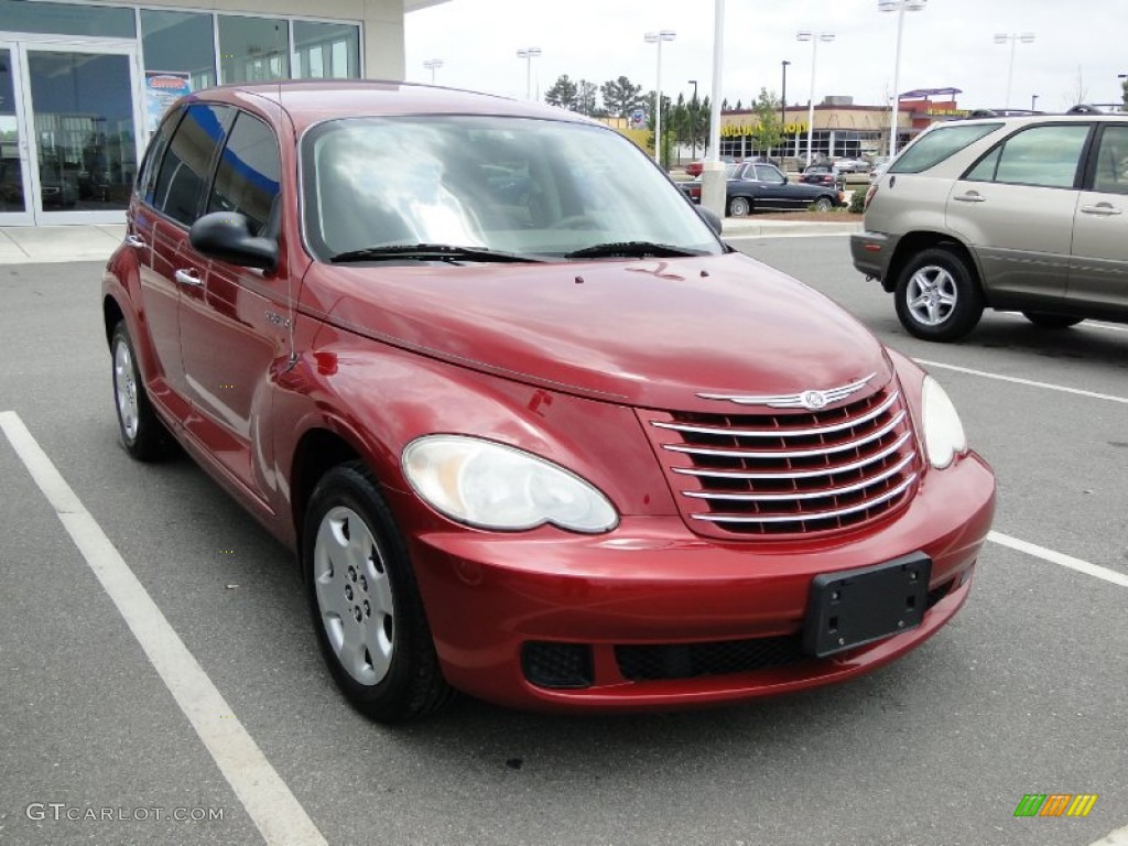 2006 PT Cruiser Touring - Inferno Red Crystal Pearl / Pastel Slate Gray photo #34