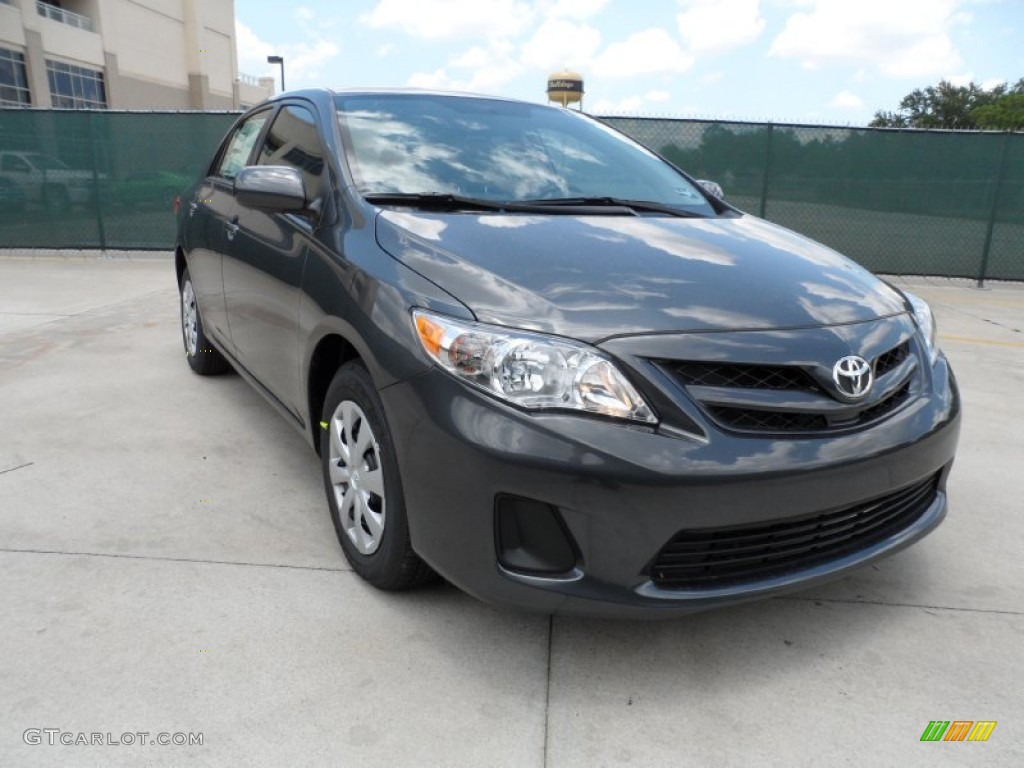 2011 Corolla LE - Magnetic Gray Metallic / Ash photo #1