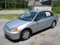 2002 Titanium Metallic Honda Civic LX Sedan  photo #16