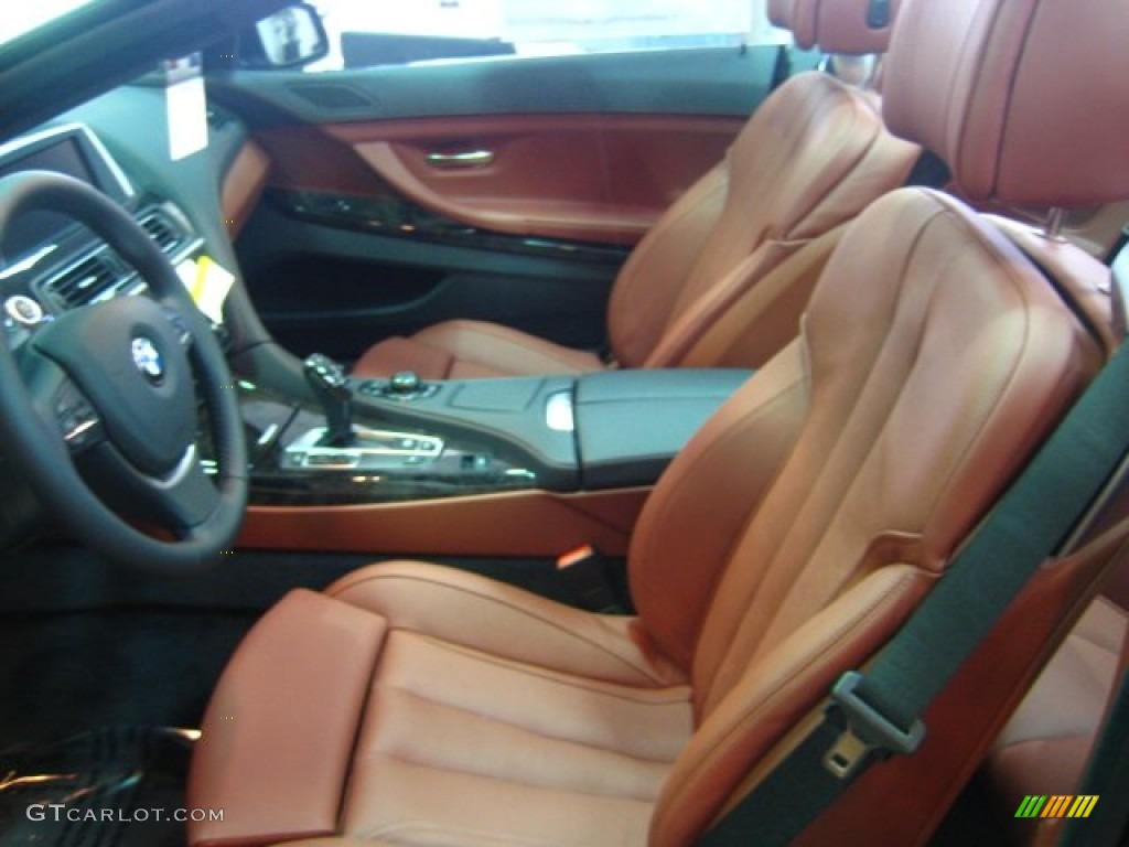 2012 6 Series 650i Convertible - Jet Black / Cinnamon Brown Nappa Leather photo #6