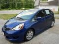 2010 Blue Sensation Pearl Honda Fit Sport  photo #2