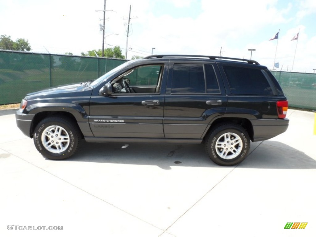 Brillant Black Crystal Pearl 2004 Jeep Grand Cherokee Laredo Exterior Photo #51432654