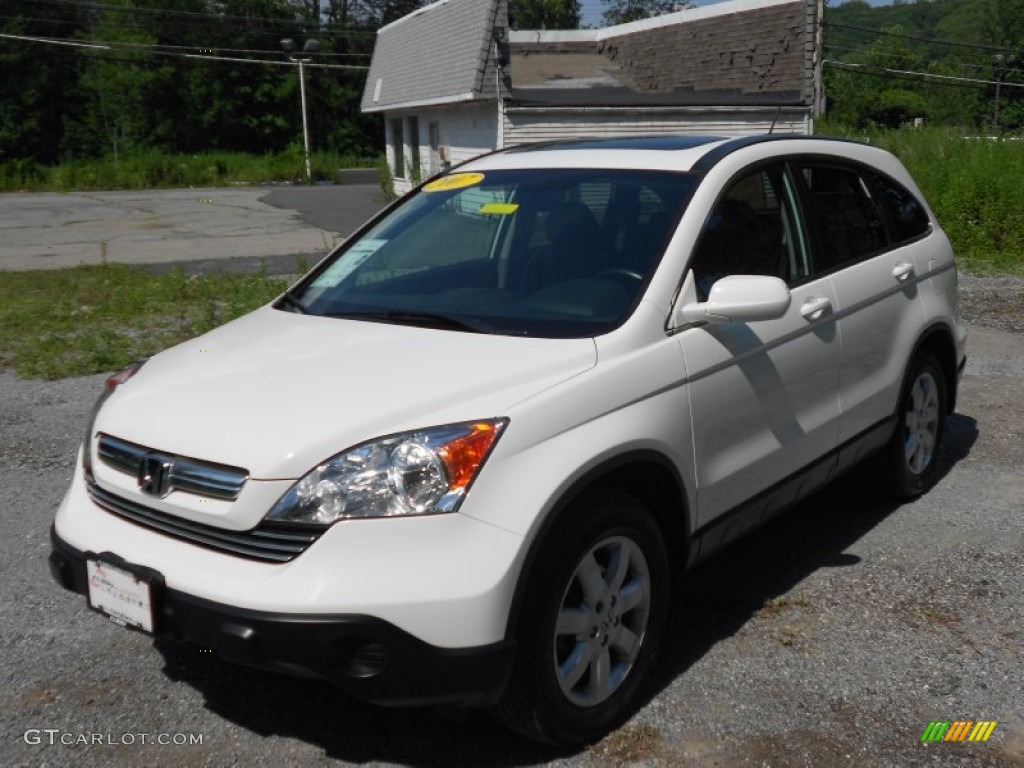 2007 CR-V EX-L 4WD - Taffeta White / Gray photo #18