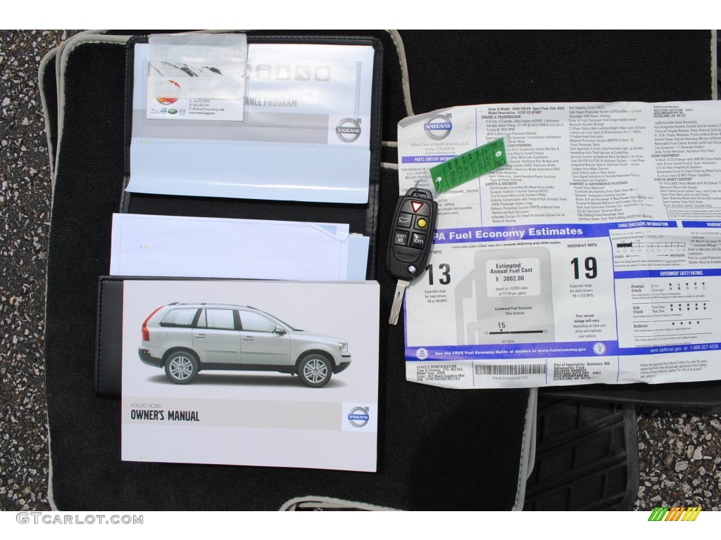 2008 Volvo XC90 V8 Sport AWD Window Sticker Photo #51433446