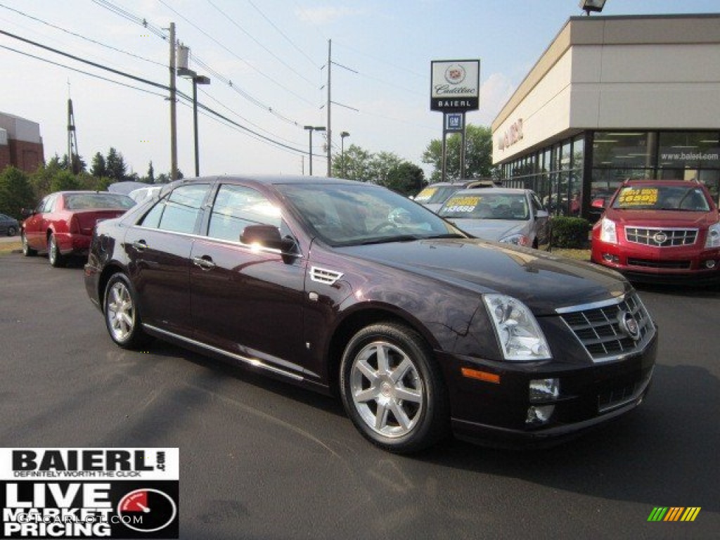 2008 STS 4 V6 AWD - Black Cherry / Cashmere photo #1
