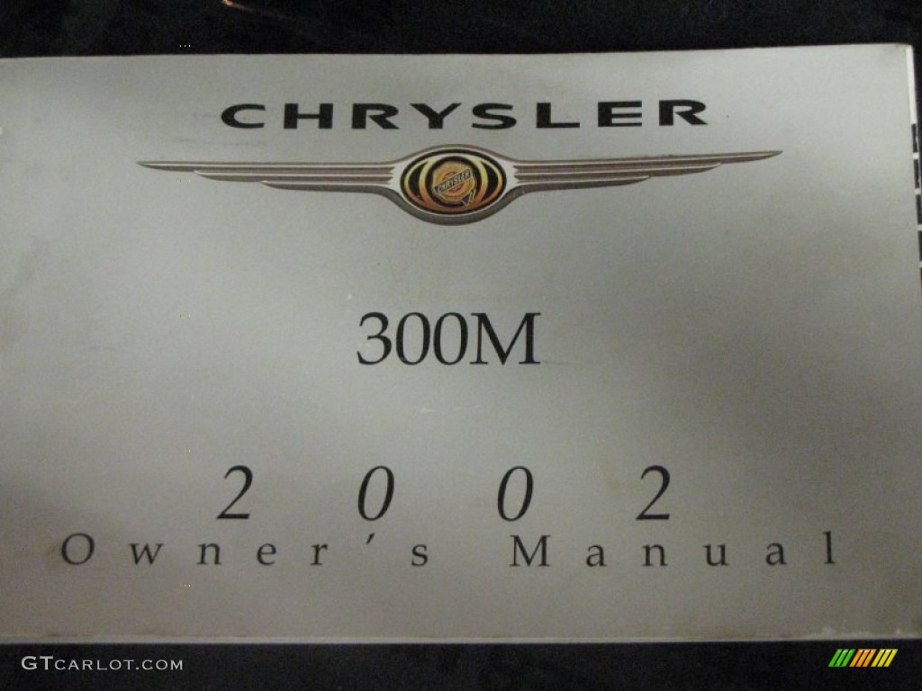 2002 Chrysler 300 M Sedan Books/Manuals Photos