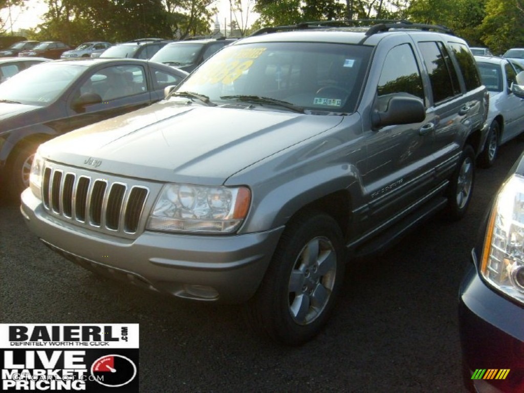 2001 Grand Cherokee Limited 4x4 - Graphite Grey Pearl / Agate photo #3