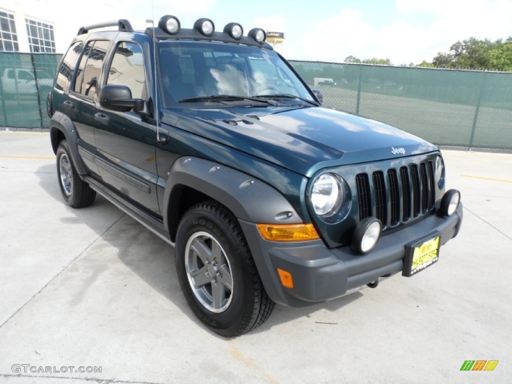 2005 Liberty Renegade 4x4 - Deep Beryl Green Pearl / Dark Slate Gray/Light Slate Gray photo #1