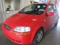 2006 Victory Red Chevrolet Aveo LS Sedan  photo #2