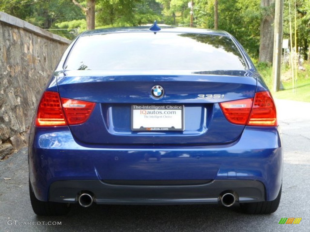 2010 3 Series 335i Sedan - Le Mans Blue Metallic / Saddle Brown Dakota Leather photo #5