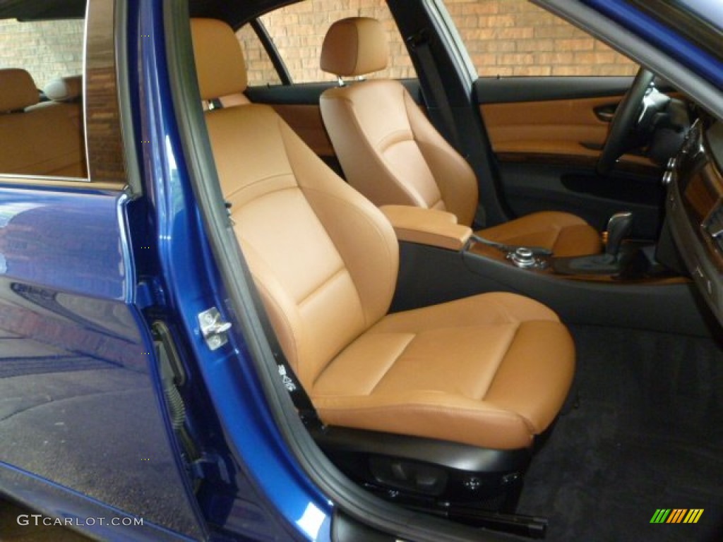 Saddle Brown Dakota Leather Interior 2010 BMW 3 Series 335i Sedan Photo #51435729