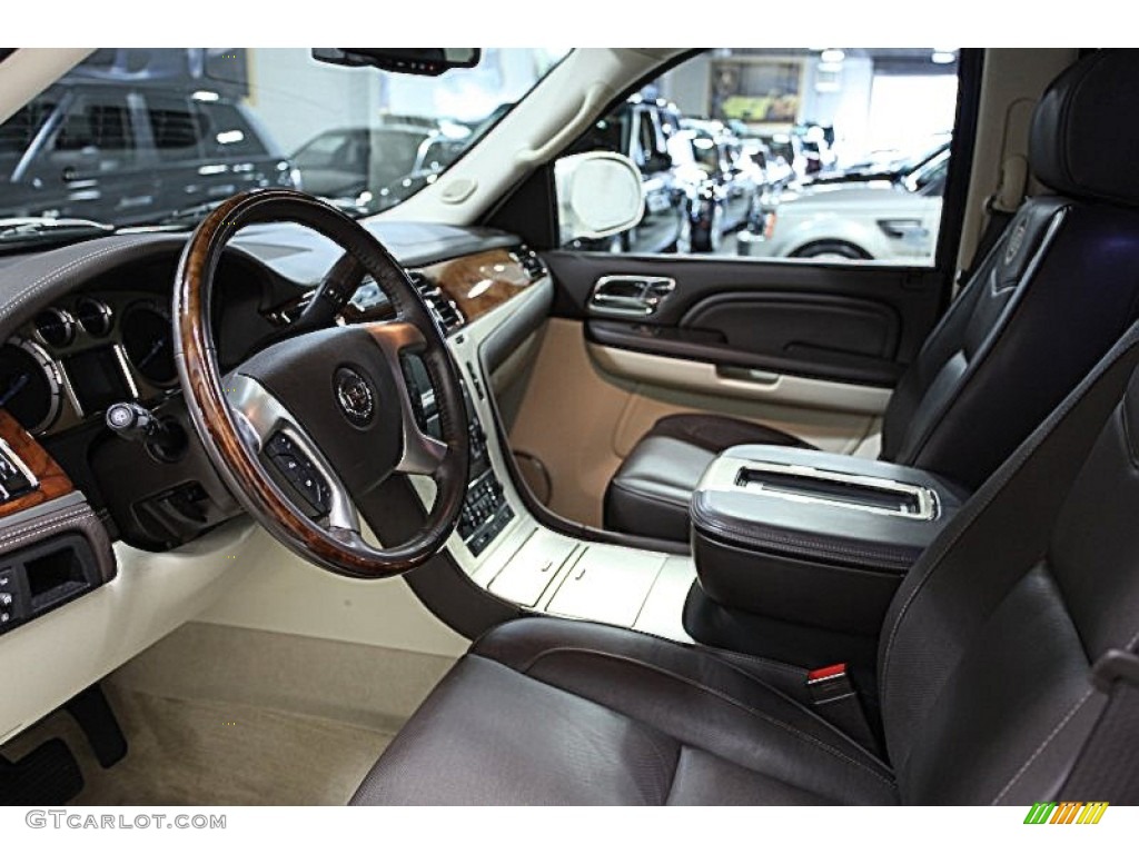 Cocoa/Very Light Linen Interior 2008 Cadillac Escalade Platinum AWD Photo #51437661