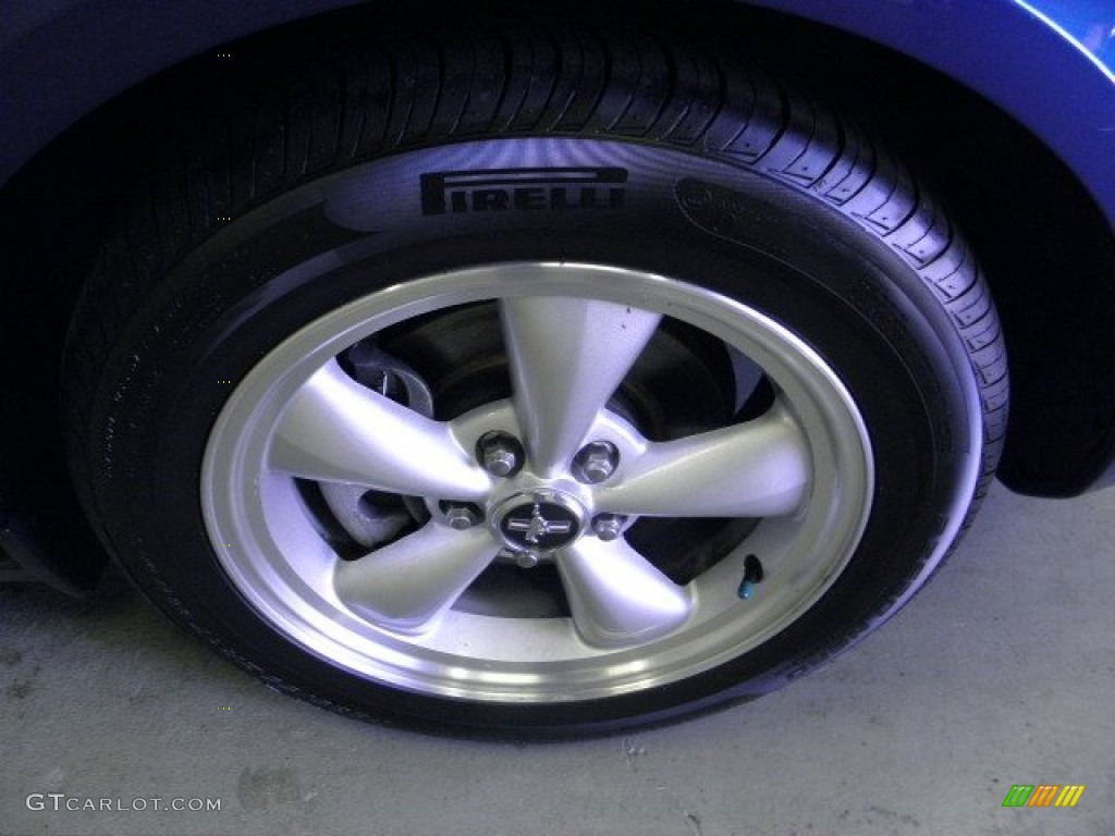 2008 Mustang V6 Premium Coupe - Vista Blue Metallic / Light Graphite photo #5