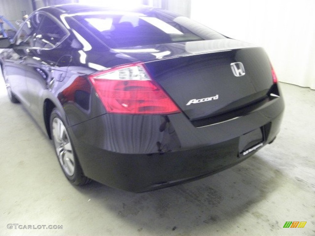 2009 Accord EX-L Coupe - Crystal Black Pearl / Black photo #10