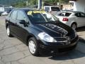 2009 Super Black Nissan Versa 1.8 S Sedan  photo #2