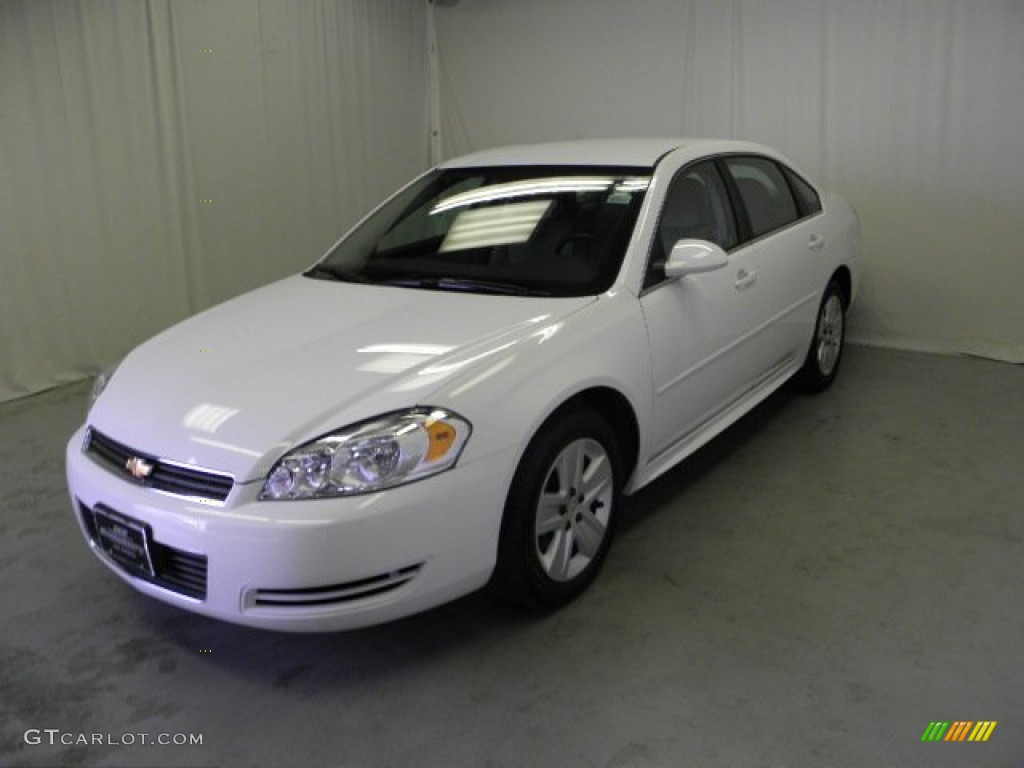 2011 Impala LS - Summit White / Gray photo #3