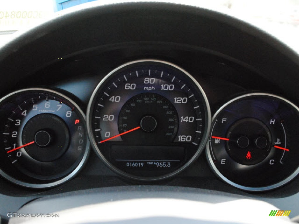 2009 Acura RL 3.7 AWD Sedan Gauges Photo #51440001