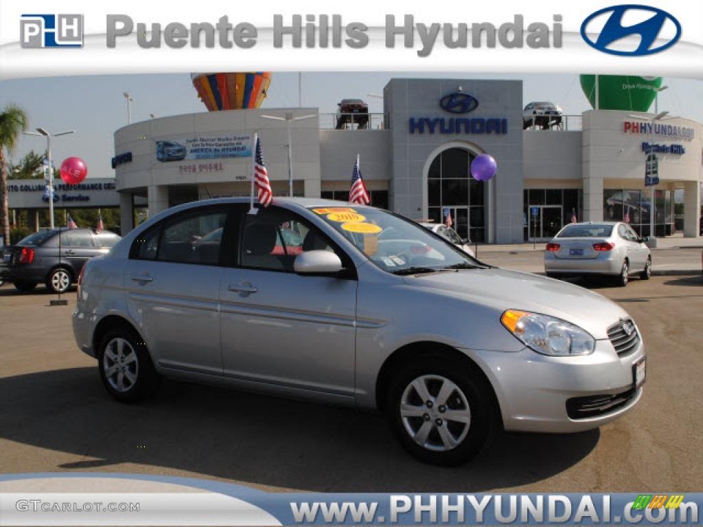 Platinum Silver Hyundai Accent