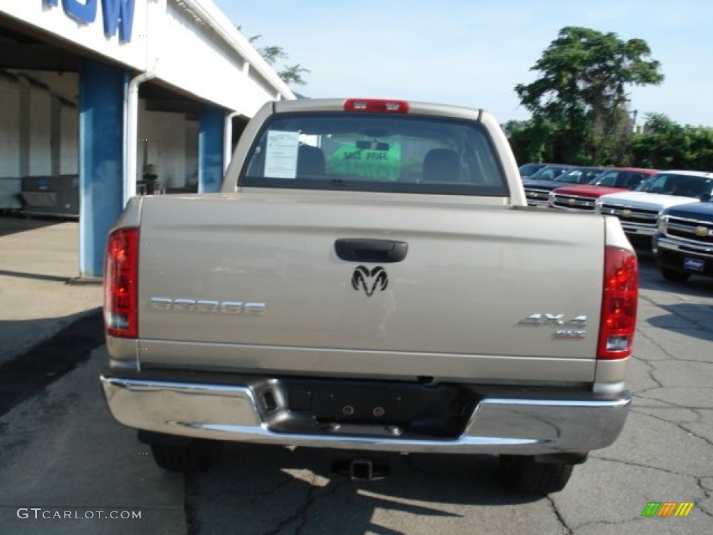 2003 Ram 1500 SLT Quad Cab 4x4 - Light Almond Pearl / Dark Slate Gray photo #7