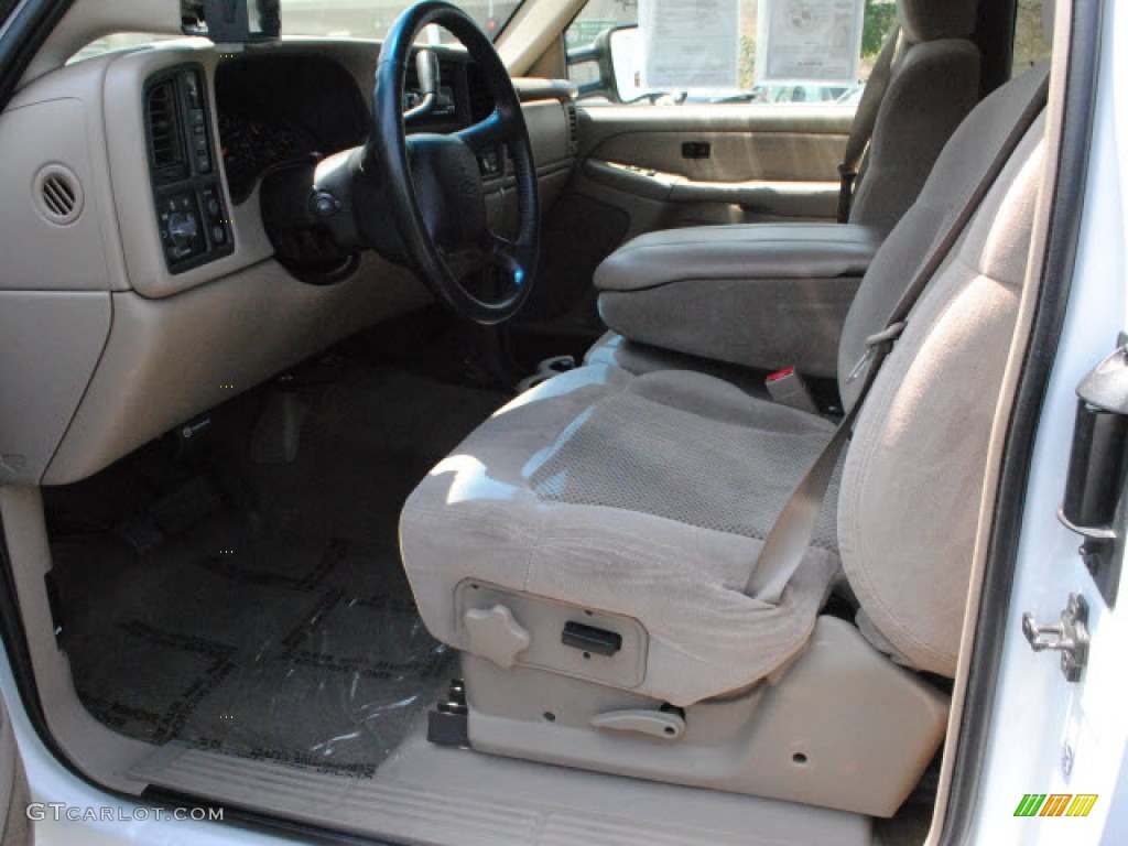 Tan Interior 2002 Chevrolet Silverado 2500 LT Extended Cab 4x4 Photo #51440712