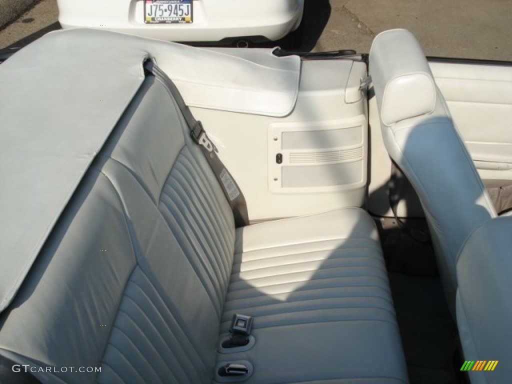 White/Titanium Interior 1991 Ford Mustang LX 5.0 Convertible Photo #51441483