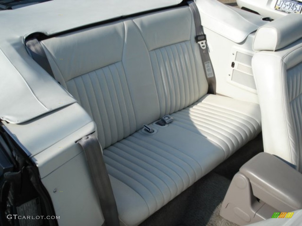 White/Titanium Interior 1991 Ford Mustang LX 5.0 Convertible Photo #51441498