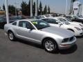 2006 Satin Silver Metallic Ford Mustang V6 Deluxe Coupe  photo #25
