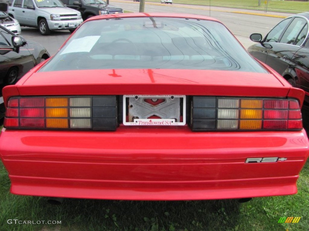Bright Red 1991 Chevrolet Camaro RS Exterior Photo #51441603