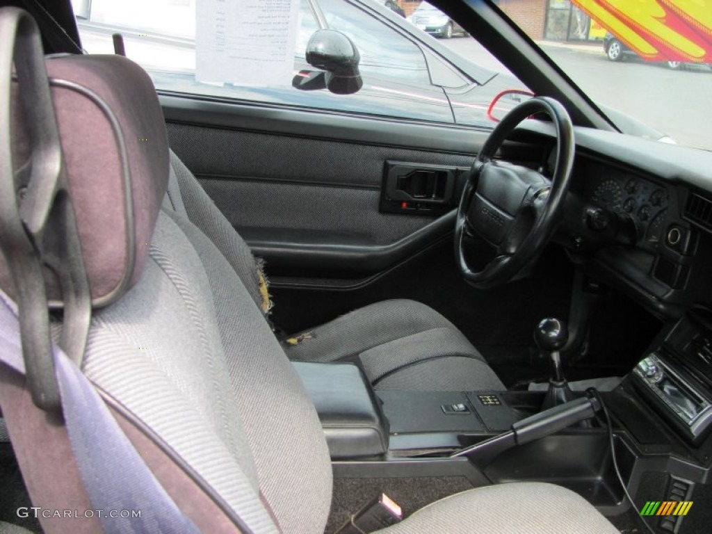 Gray Black Interior 1991 Chevrolet Camaro Rs Photo 51441636