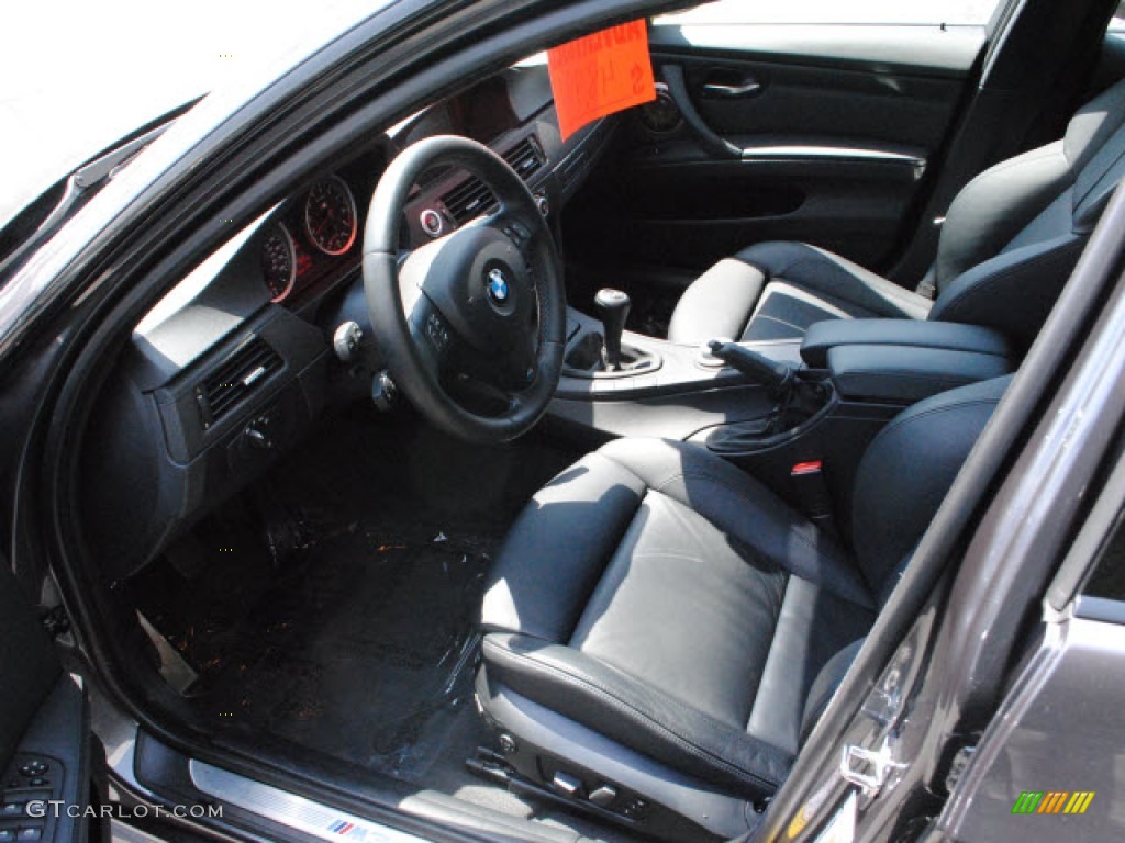Black Interior 2008 BMW M3 Sedan Photo #51442134