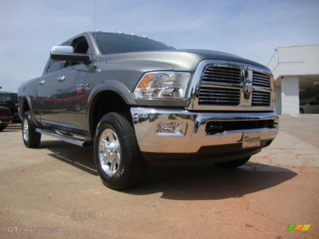 2011 Ram 2500 HD Laramie Crew Cab 4x4 - Mineral Gray Metallic / Dark Slate photo #1