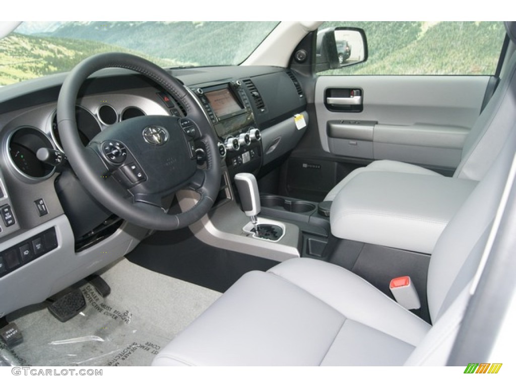 Graphite Gray Interior 2011 Toyota Sequoia Limited 4WD Photo #51442488