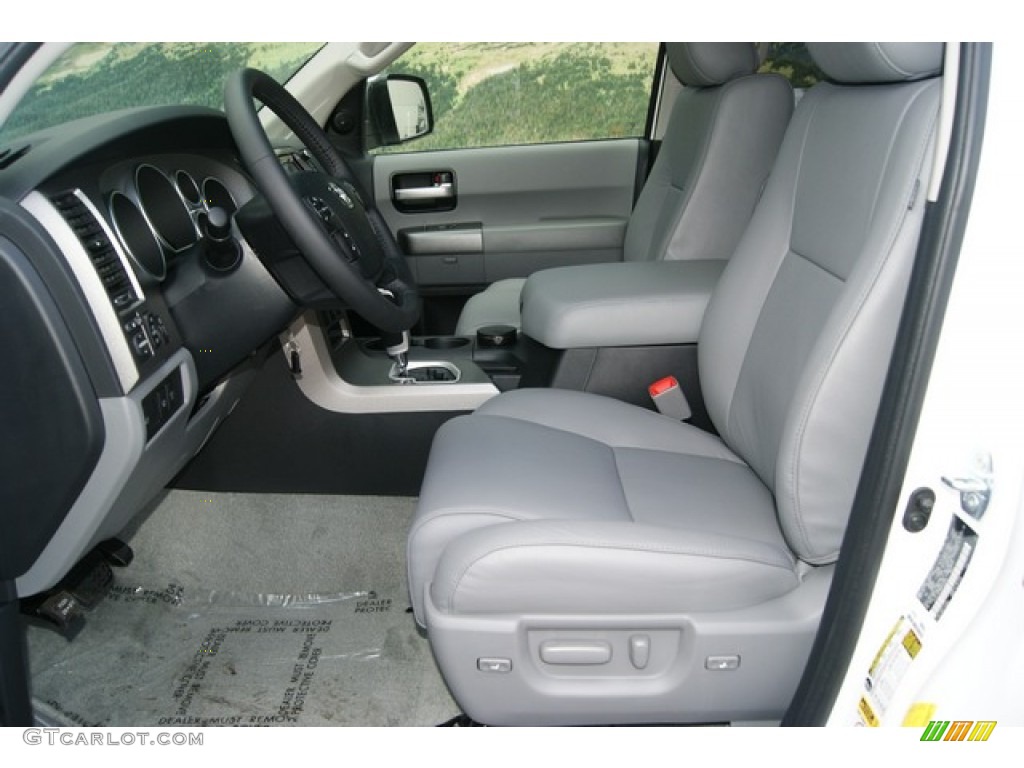 Graphite Gray Interior 2011 Toyota Sequoia Limited 4WD Photo #51442503