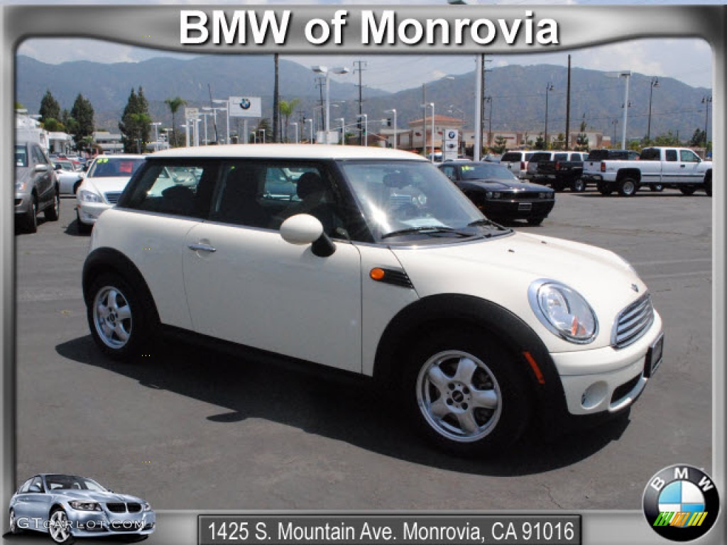 2008 Cooper Hardtop - Pepper White / Panther Black photo #1