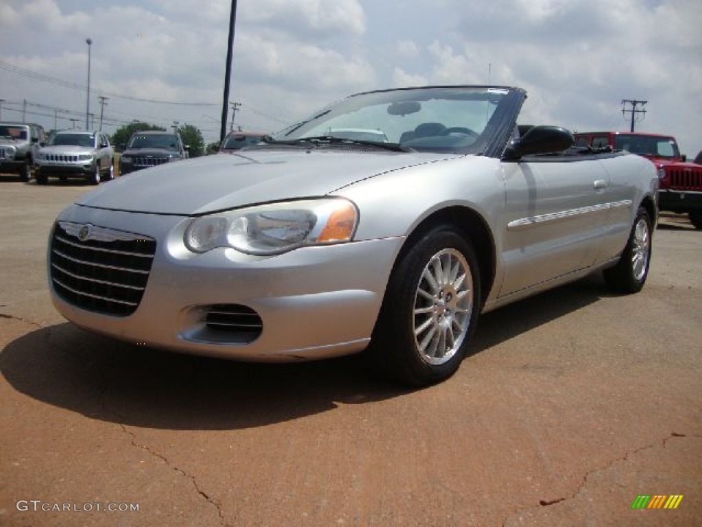 Bright Silver Metallic 2004 Chrysler Sebring LX Convertible Exterior Photo #51443334